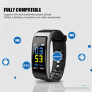 Y3 PLUS 0.96 inch Screen Display Bluetooth 4.1 Headset + Smart Bracelet, Support Pedometer / Calories Burned / Heart Rate Monitor / Call Reminder, Compatible with Android and iOS Phones(Black)