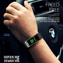 Y3 PLUS 0.96 inch Screen Display Bluetooth 4.1 Headset + Smart Bracelet, Support Pedometer / Calories Burned / Heart Rate Monitor / Call Reminder, Compatible with Android and iOS Phones(Black)