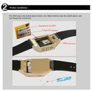 D99+ 1.22 inch HD LCD Screen GPS Smartwatch for the Elder Waterproof, Support GPS + LBS + WiFi Positioning / Two-way Dialing / Voice Monitoring / One-key First-aid / Wrist off Alarm / Safety Fence (Champagne Gold)