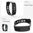 TLW05 0.86 inch OLED Display Bluetooth Smart Bracelet, IP66 Waterproof Support Pedometer / Calls Remind / Sleep Monitor / Sedentary Reminder / Alarm / Remote Capture, Compatible with Android and iOS Phones (Black)