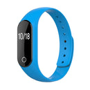 TLW25 0.42 inch OLED Display Bluetooth Smart Bracelet, IP66 Waterproof, Support Heart Rate Monitor / Pedometer / Calls Remind / Sleep Monitor / Sedentary Reminder / Alarm / Remote Capture, Compatible with Android and iOS Phones (Blue)
