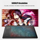 VEIKK A15 10x6 inch 5080 LPI Smart Touch Electronic Graphic Tablet, with Type-C Interface(Blue)
