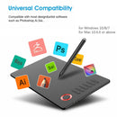 VEIKK A15 10x6 inch 5080 LPI Smart Touch Electronic Graphic Tablet, with Type-C Interface(Blue)