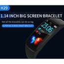 H29 1.14 inches IPS Color Screen Smart Bracelet IP67 Waterproof, Support Step Counting / Call Reminder / Heart Rate Monitoring / Sleep Monitoring (Black)