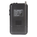 HRD-737 Portable Aircraft Band Radio Wide Frequency Receiver (Black)