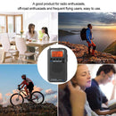 HRD-737 Portable Aircraft Band Radio Wide Frequency Receiver (Black)