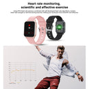 SMA-F1 1.3 inch TFT Full Touch Screen IP68 Waterproof Smart Sports Watch, Support Dynamic Heart Rate & Blood Pressure & Sleep Detection / Bluetooth / Alarm Clock / Photo Control(Rose Gold)