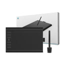 HUION Inspiroy H1060P 5080 LPI 12 Press Keys Art Drawing Tablet for Fun, with Battery-free Pen & Pen Holder