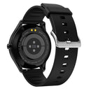 DT55 1.3 inch Round Touch Always-on Screen Smart Watch, Support Heart Rate Monitoring / Sleep Monitoring / Pedometer / Calories, Silicone Strap(Black)