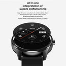 DT55 1.3 inch Round Touch Always-on Screen Smart Watch, Support Heart Rate Monitoring / Sleep Monitoring / Pedometer / Calories, Silicone Strap(Orange)
