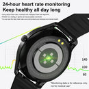 DT55 1.3 inch Round Touch Always-on Screen Smart Watch, Support Heart Rate Monitoring / Sleep Monitoring / Pedometer / Calories, Silicone Strap(Orange)