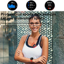 DT55 1.3 inch Round Touch Always-on Screen Smart Watch, Support Heart Rate Monitoring / Sleep Monitoring / Pedometer / Calories, Silicone Strap(Blue)