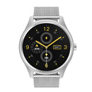 DT55 1.3 inch Round Touch Always-on Screen Smart Watch, Support Heart Rate Monitoring / Sleep Monitoring / Pedometer / Calories, steel belt(Silver)