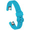 Solid Color Silicone Watch Band for FITBIT Alta / HR, Size: L(Sea Blue)