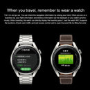 Original Huawei Watch 3 Pro 48mm GLL-AL01 1.43 inch AMOLED Touch Screen Bluetooth 5.2 5ATM Waterproof, Support Sleep Monitoring / Body Temperature Monitoring / eSIM Independent Call / NFC Payment (Fashion Brown Leather Strap)