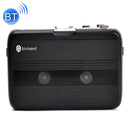 Tonivent TON007B Portable Bluetooth Tape Cassette Player, Support FM / Bluetooth Input and Output(Black)