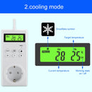 TS-3000 Home Smart Programmable Wireless Thermostat Socket (EU Plug)