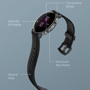Original Xiaomi Haylou RS3 LS04 1.2 inch AMOLED HD Screen Bluetooth 5.0 5ATM Waterproof Smart Watch, Support Sleep Monitoring / Heart Rate Monitoring / GPS Positioning / NFC Payment(Black)