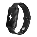 FS21-05 Mute Alarm Shock Wake Smart Watch Mosquitoes Repeller Bracelet (Black)