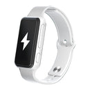 FS21-05 Mute Alarm Shock Wake Smart Watch Mosquitoes Repeller Bracelet(White)