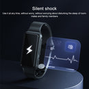 FS21-05 Mute Alarm Shock Wake Smart Watch Mosquitoes Repeller Bracelet (Black)