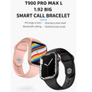 T900 PRO MAX L BIG 1.92 inch Large Screen Waterproof Smart Watch, Support Heart Rate / Blood Pressure / Oxygen / Multiple Sports Modes (Red)