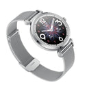 KC06 Women Menstrual Period Smart Watch Bracelet, Blood Pressure / Heart Rate Monitoring, Steel Strap(Silver)