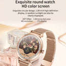 KC06 Women Menstrual Period Smart Watch Bracelet, Blood Pressure / Heart Rate Monitoring, Steel Strap(Silver)