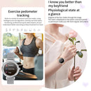 KC06 Women Menstrual Period Smart Watch Bracelet, Blood Pressure / Heart Rate Monitoring, Steel Strap(Gold)