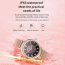 KC06 Women Menstrual Period Smart Watch Bracelet, Blood Pressure / Heart Rate Monitoring, Steel Strap(Gold)