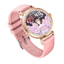 KC06 Women Menstrual Period Smart Watch Bracelet, Blood Pressure / Heart Rate Monitoring, Silicone Strap(Gold)