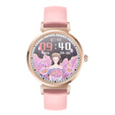 KC06 Women Menstrual Period Smart Watch Bracelet, Blood Pressure / Heart Rate Monitoring, Silicone Strap(Gold)