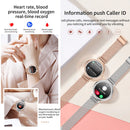 KC06 Women Menstrual Period Smart Watch Bracelet, Blood Pressure / Heart Rate Monitoring, Silicone Strap(Gold)