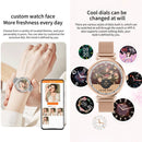 KC06 Women Menstrual Period Smart Watch Bracelet, Blood Pressure / Heart Rate Monitoring, Silicone Strap(Gold)