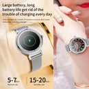 KC06 Women Menstrual Period Smart Watch Bracelet, Blood Pressure / Heart Rate Monitoring, Silicone Strap(Gold)