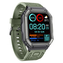 KR06 Waterproof Pedometer Sport Smart Watch, Support Heart Rate / Blood Pressure Monitoring / BT Calling(Green)