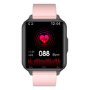 Q26 Pro 1.83 inch IP68 Waterproof Smart Watch, Support Body Temperature Monitoring / Heart Rate / Blood Oxygen / Blood Pressure Monitoring (Pink)