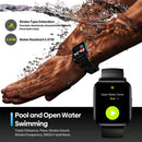 Zeblaze Swim GPS Health Fitness Smart Watch, Heart Rate / Blood Oxygen / Multi-Sport Modes (Black)
