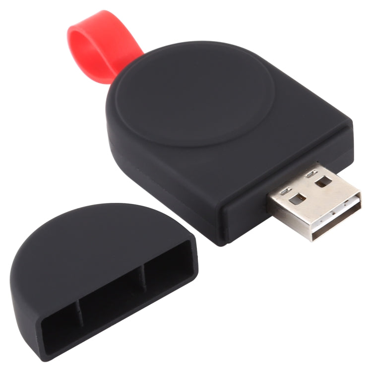 Universal Portable Magnetic Wireless Charger for Apple Watch Series 5 & 4 & 3 & 2 & 1 (Black)