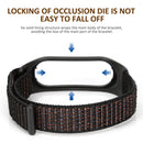 Smart Watch Nylon Woven Watch Band for Xiaomi Mi Band 3 / 4(Red)