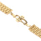 For Huawei Smart Watch Hidden Butterfly Buckle 3 Beads Stainless Steel Watchband(Gold)
