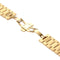 For Huawei Smart Watch Hidden Butterfly Buckle 3 Beads Stainless Steel Watchband(Gold)