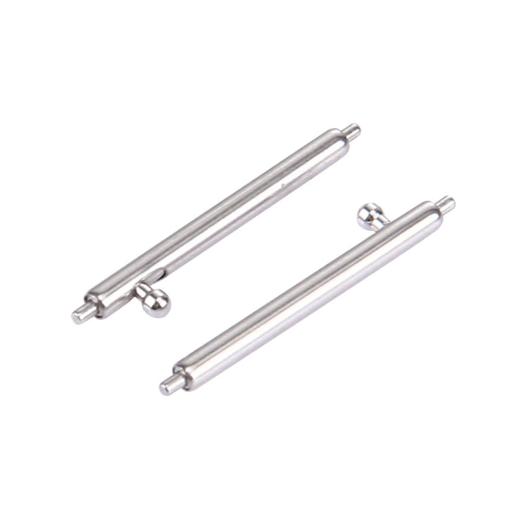 For Huawei Smart Watch Hidden Butterfly Buckle 3 Beads Stainless Steel Watchband(Rose Gold)