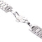 For Huawei Smart Watch Hidden Butterfly Buckle 3 Beads Stainless Steel Watchband(Silver)