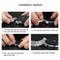 For Fitbit Blaze Smart Watch Butterfly Buckle 3 Beads Stainless Steel Watchband(Silver)