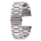 For Fitbit Blaze Smart Watch Butterfly Buckle 3 Beads Stainless Steel Watchband(Silver)