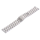 For Fitbit Blaze Smart Watch Butterfly Buckle 3 Beads Stainless Steel Watchband(Silver)