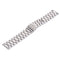 For Fitbit Blaze Smart Watch Butterfly Buckle 3 Beads Stainless Steel Watchband(Silver)