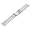 For Fitbit Blaze Smart Watch Butterfly Buckle 3 Beads Stainless Steel Watchband(Silver)