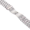 For Fitbit Blaze Smart Watch Butterfly Buckle 3 Beads Stainless Steel Watchband(Silver)